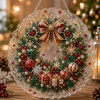 🎄Christmas Pearl Diamond Art Hanging Ornament Kit | Resistant Non-Fading Pearl Beads DIY Handmade Holiday Hanging Decor 🎅💎