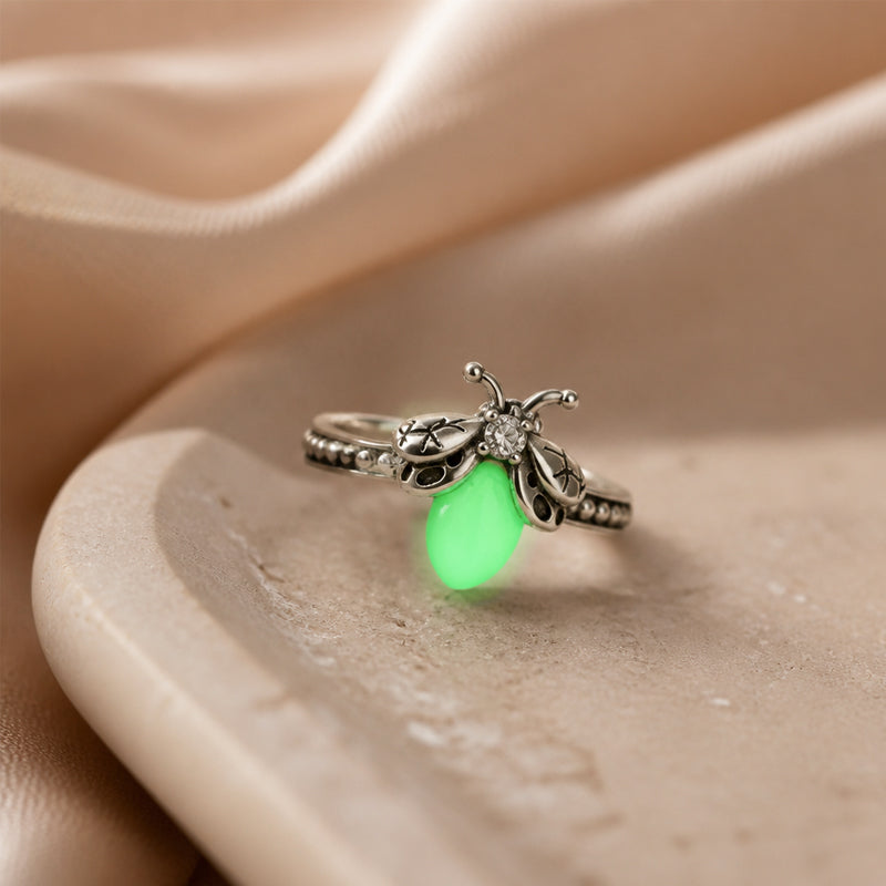Glow-in-the-Dark Firefly Ring ✨🐞💍