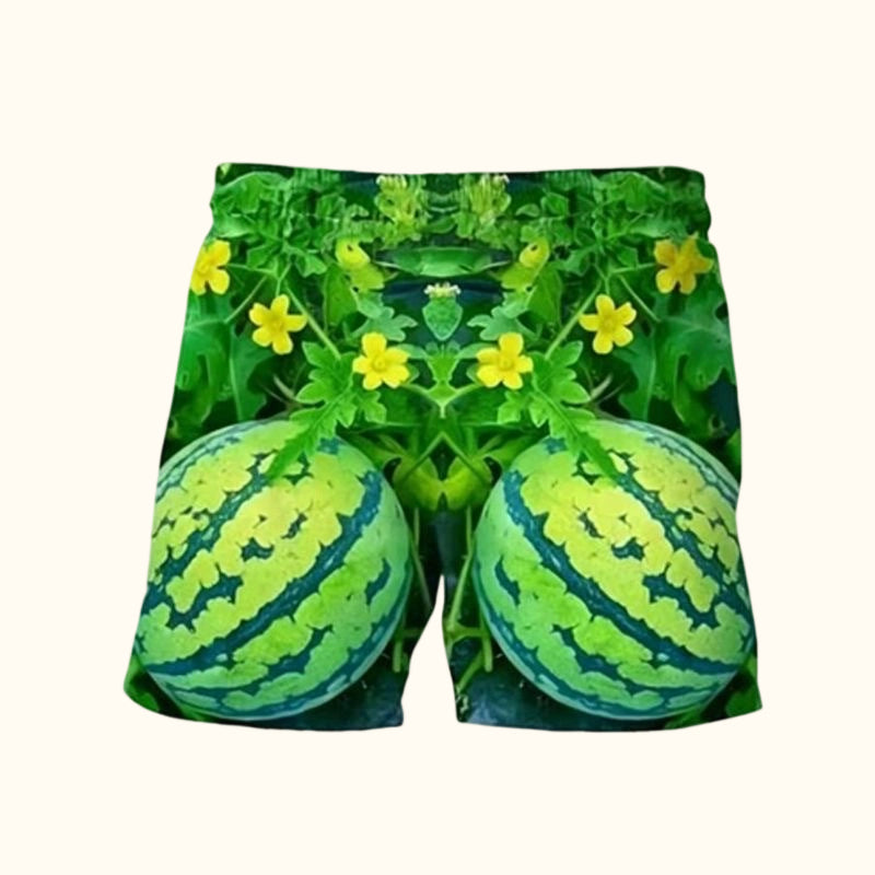 🍉 Watermelon Print Summer T-Shirt & Shorts Set | Fun Holiday Outfit
