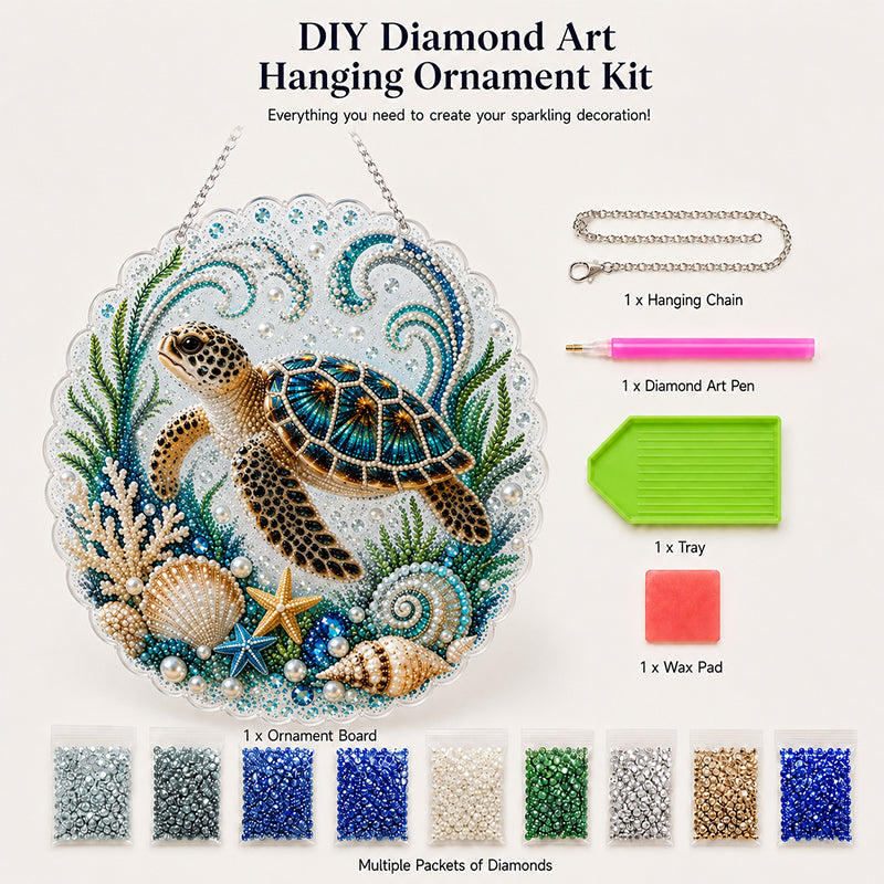 🌊Handmade Acrylic Ocean DIY Hanging Decor