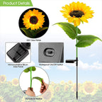 🌻 Solar Sunflower Garden Lights – Charming Outdoor Flower Decoration For Garden & Patio