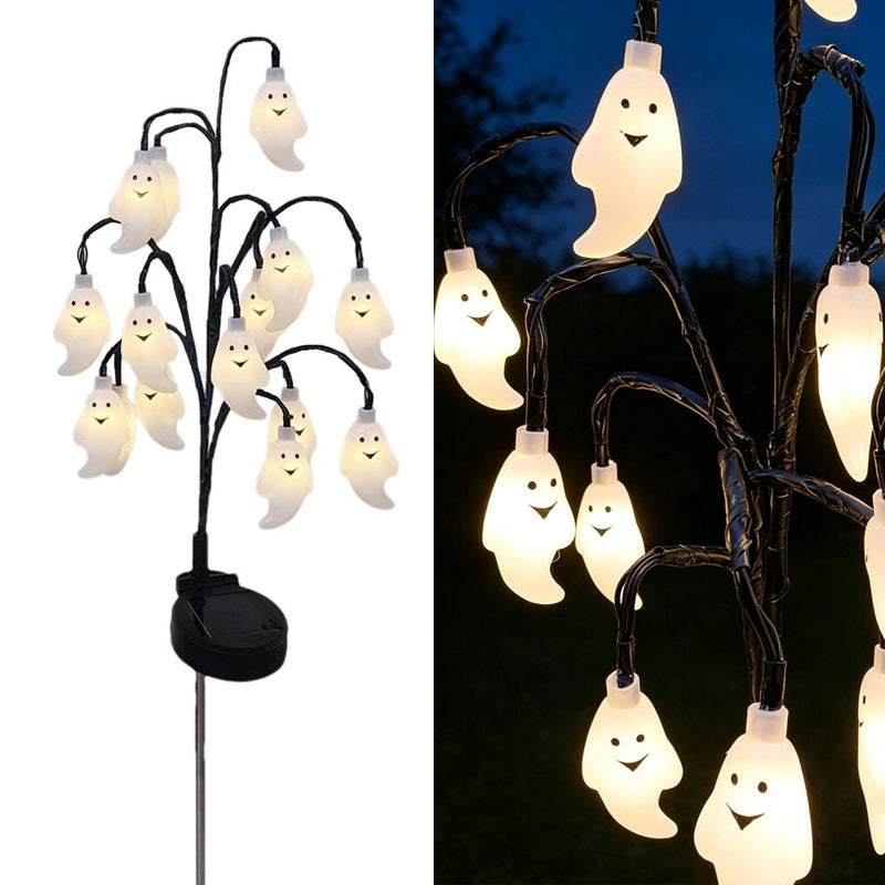 Solar Powered Halloween Branch & Garden Pathway Lights