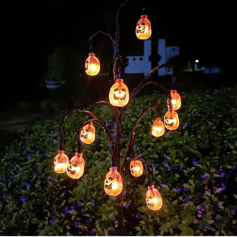 Solar Powered Halloween Branch & Garden Pathway Lights