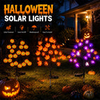 Solar Powered Halloween Branch & Garden Pathway Lights