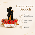 🌺Honour. Remember. Never Forget. — Red Poppy 111th Anniversary Remembrance Brooch