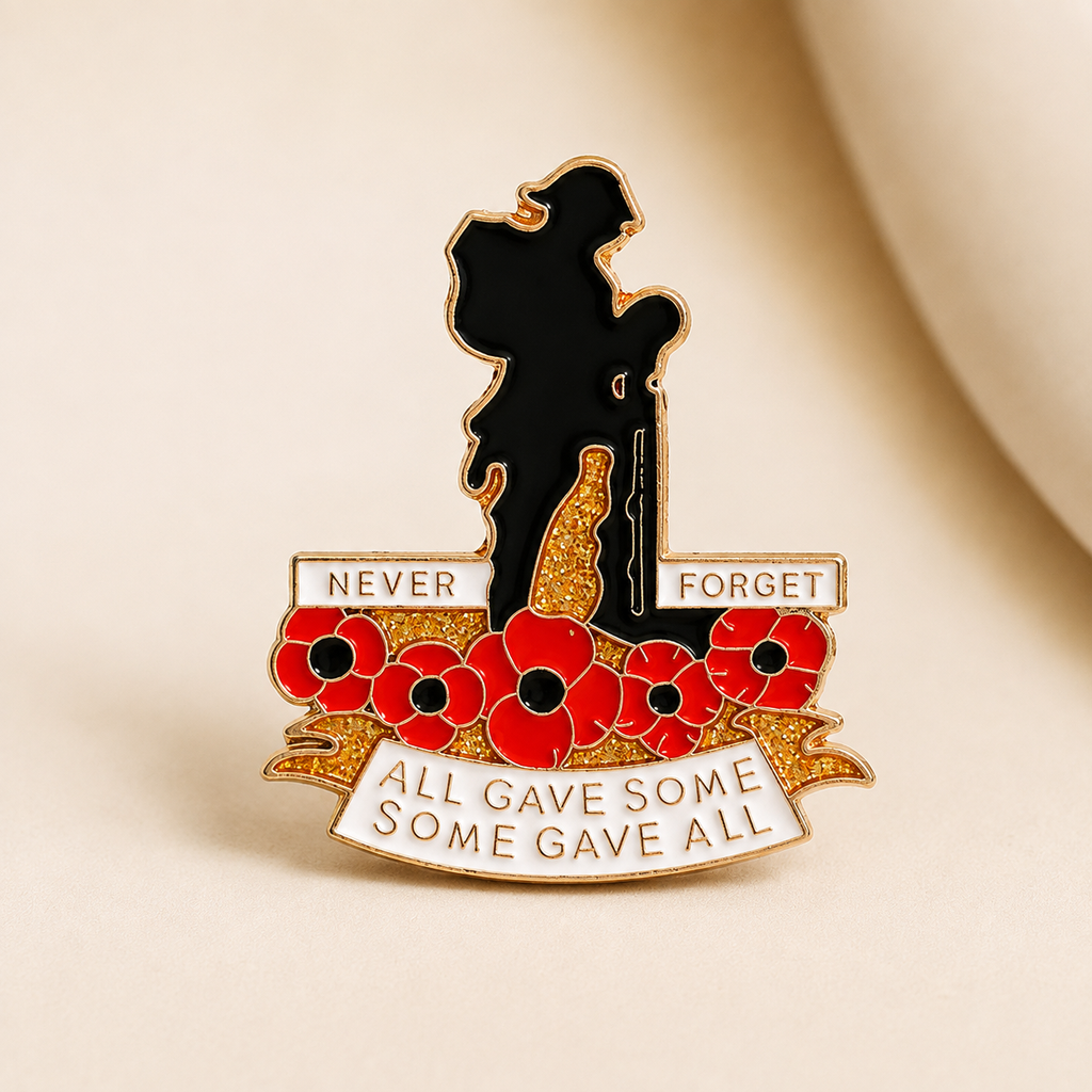 🌺Honour. Remember. Never Forget. — Red Poppy 111th Anniversary Remembrance Brooch