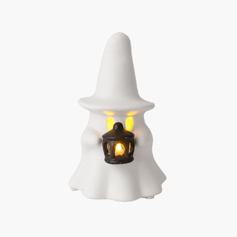👻Luminous Ghost Ornament Set – Cozy Halloween LED Desktop Decor
