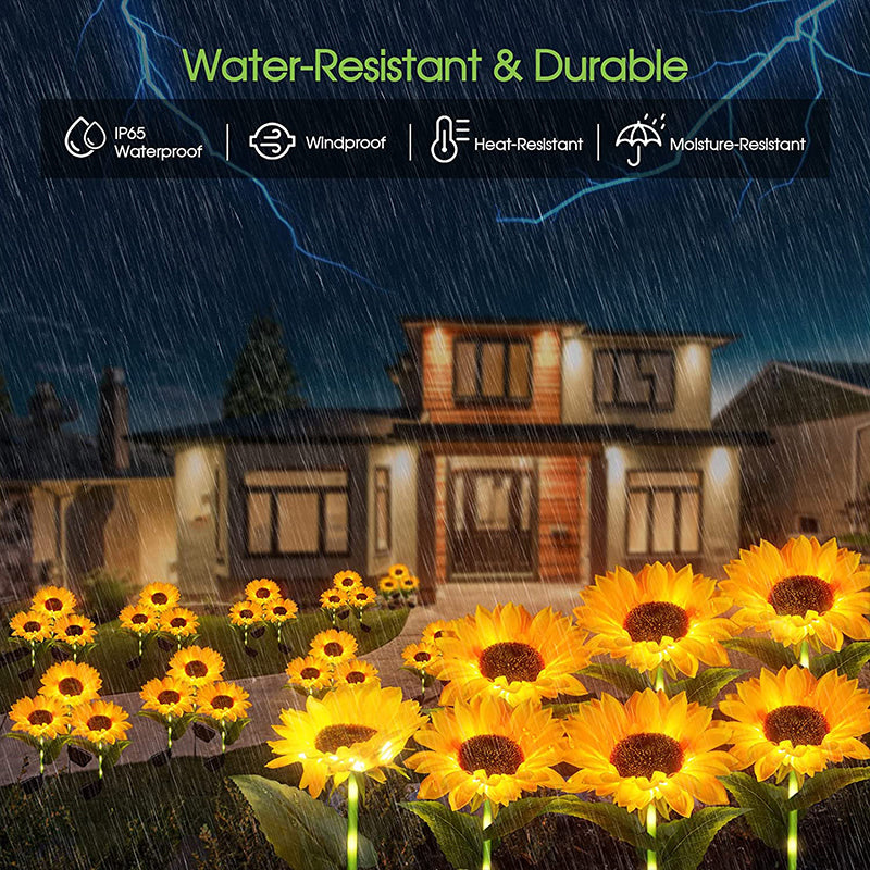 🌻 Solar Sunflower Garden Lights – Charming Outdoor Flower Decoration For Garden & Patio
