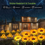 🌻 Solar Sunflower Garden Lights – Charming Outdoor Flower Decoration For Garden & Patio