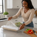 ✨ 2-in-1 Foil & Cling Film Dispenser – Keep Your Kitchen Tidy & Organised