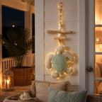Glow-in-the-Dark Coastal Turtle Wall Hanging 🐢