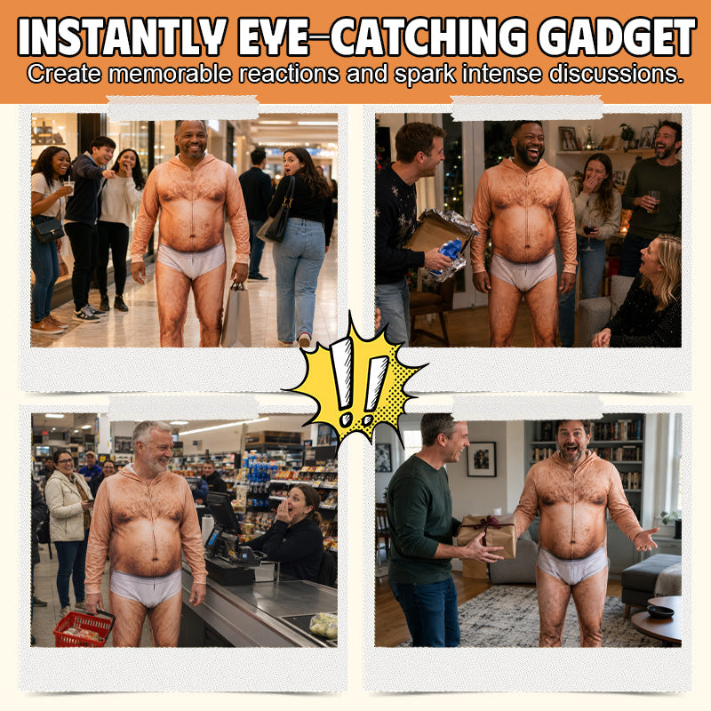 Funny Nude Illusion Costume – Hilarious Novelty Prank Outfit