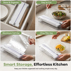 ✨ 2-in-1 Foil & Cling Film Dispenser – Keep Your Kitchen Tidy & Organised