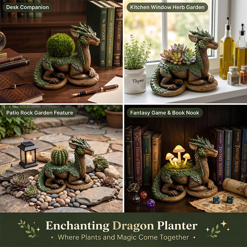 Dragon-shaped Flowerpot