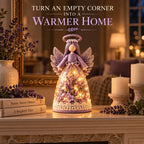 ⏳ Last Day 49% OFF – 👼 Blooming Guardian Angel Light | Floral Angel Figurine with Warm LED Glow in Lavender, Rose & Sage for Bedside Tables, Shelves & Meaningful Gifts ✨