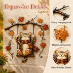 Autumn Cat Wall Decor