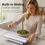 ✨ 2-in-1 Foil & Cling Film Dispenser – Keep Your Kitchen Tidy & Organised