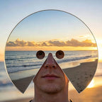 😜Novel Mirror Face Mask for Creative Outdoor Photography