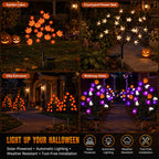 Solar Powered Halloween Branch & Garden Pathway Lights