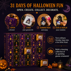 🎃✨ 31 Days of Gnome Surprises Halloween Diamond Painting Advent Calendar