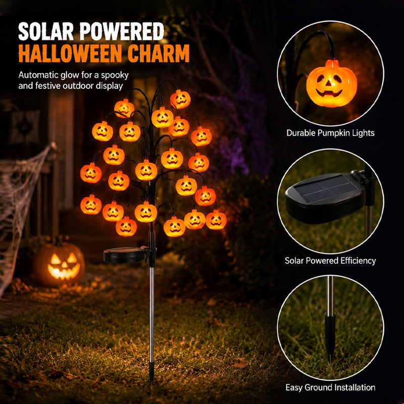 Solar Powered Halloween Branch & Garden Pathway Lights