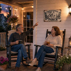 🌾🏡 Porch Therapy Vintage Metal Sign