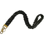 ✨Handmade Pleated Fabric Phone Lanyard with Metal Clasp - Long Neck Strap & Decorative Chain
