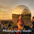 😜Novel Mirror Face Mask for Creative Outdoor Photography