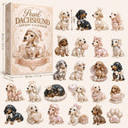 🐶 2026 Dachshund Christmas Advent Calendar – 24-Day Collectible Countdown for Dog Lovers