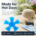 ❄️ Wearable Cooling Gel Insert – Comfort in Hat & For the Whole Body 🧢💙
