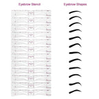 12-Shape Eyebrow Stencil Kit | Easy Brow Shaping Guide