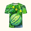 🍉 Watermelon Print Summer T-Shirt & Shorts Set | Fun Holiday Outfit