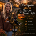 🎃 Pumpkin Moon Solar Garden Light – Halloween & Autumn Outdoor Decoration