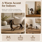 Rustic Dachshund Metal Garden Sculpture | Sausage Dog Ornament