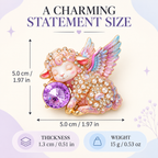 Limited Edition Guardian Angel Lamb Lapel brooch