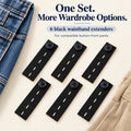 👖 Elastic Waistband Extender Buttons – Adjustable Comfort, 6-Piece Set