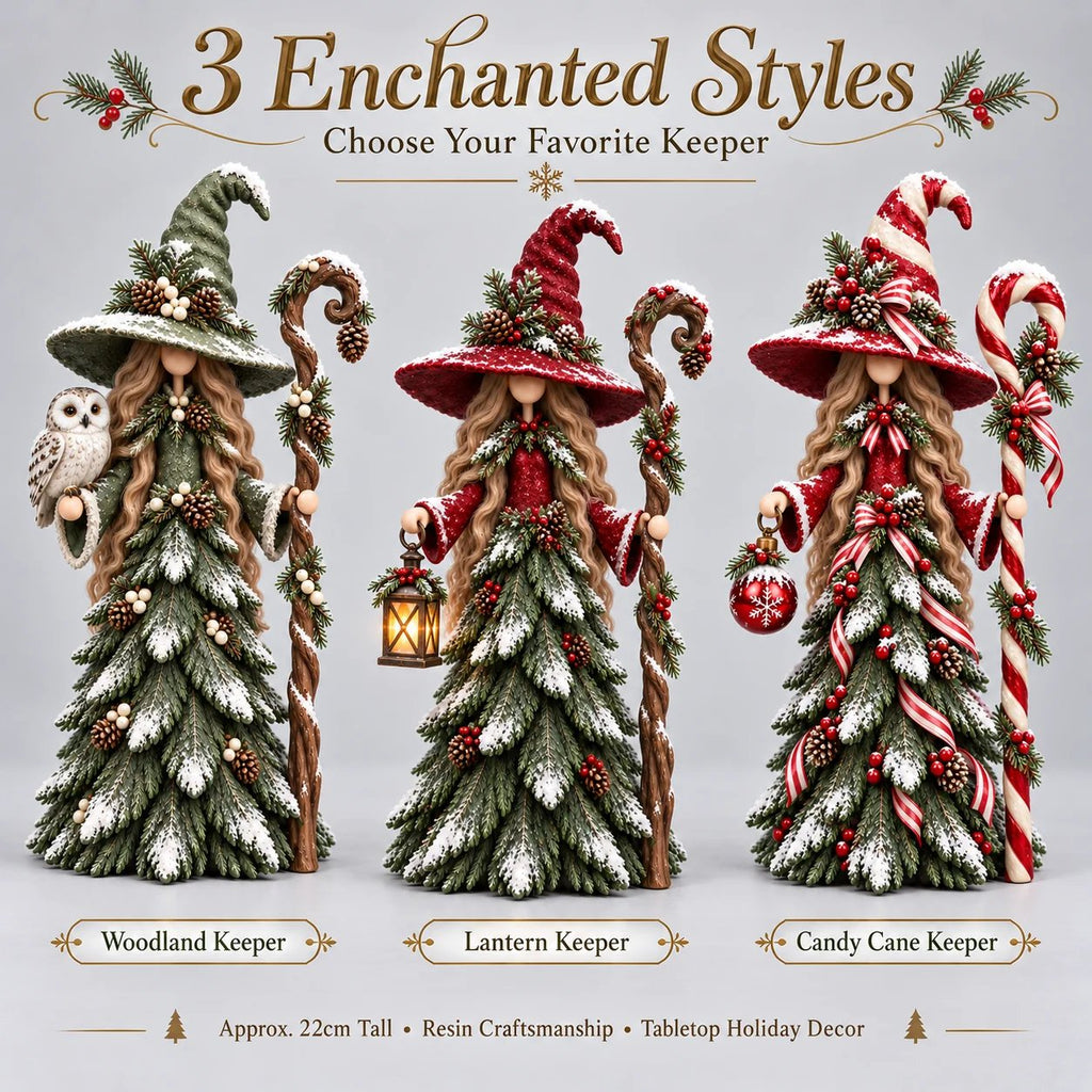 🧙✨ Guardians of the Winterwood Christmas Figurines 🔮