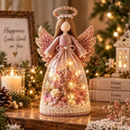 ⏳ Last Day 49% OFF – 👼 Blooming Guardian Angel Light | Floral Angel Figurine with Warm LED Glow in Lavender, Rose & Sage for Bedside Tables, Shelves & Meaningful Gifts ✨
