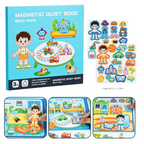 🧩  🧒Magnetic Quiet Book – Reusable Screen-Free Activity Book for Kids